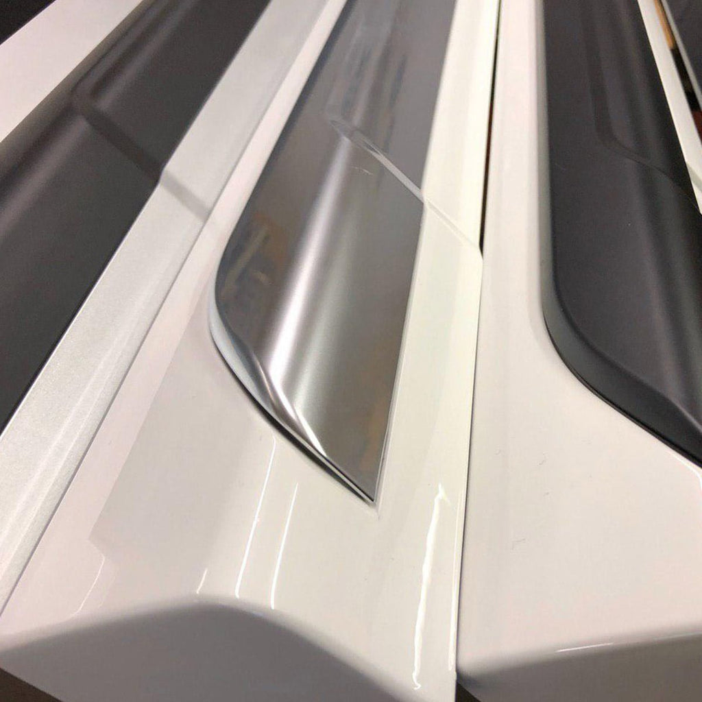 For VW T6 SWB Side Skirts Candy White Plastic Painted and Ready to Fit (B-Grade)