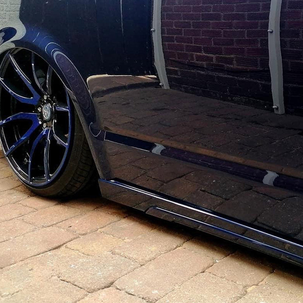 For VW T6 SWB Side Skirts Reflex Silver Plastic Painted and Ready to Fit (B-Grade)