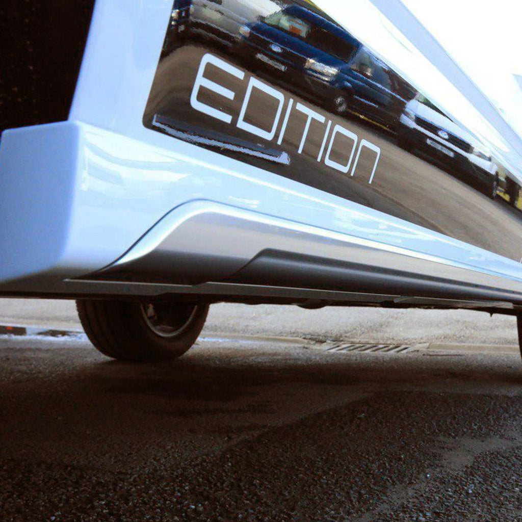 For VW T6 SWB Side Skirts Candy White Plastic Painted and Ready to Fit (B-Grade)
