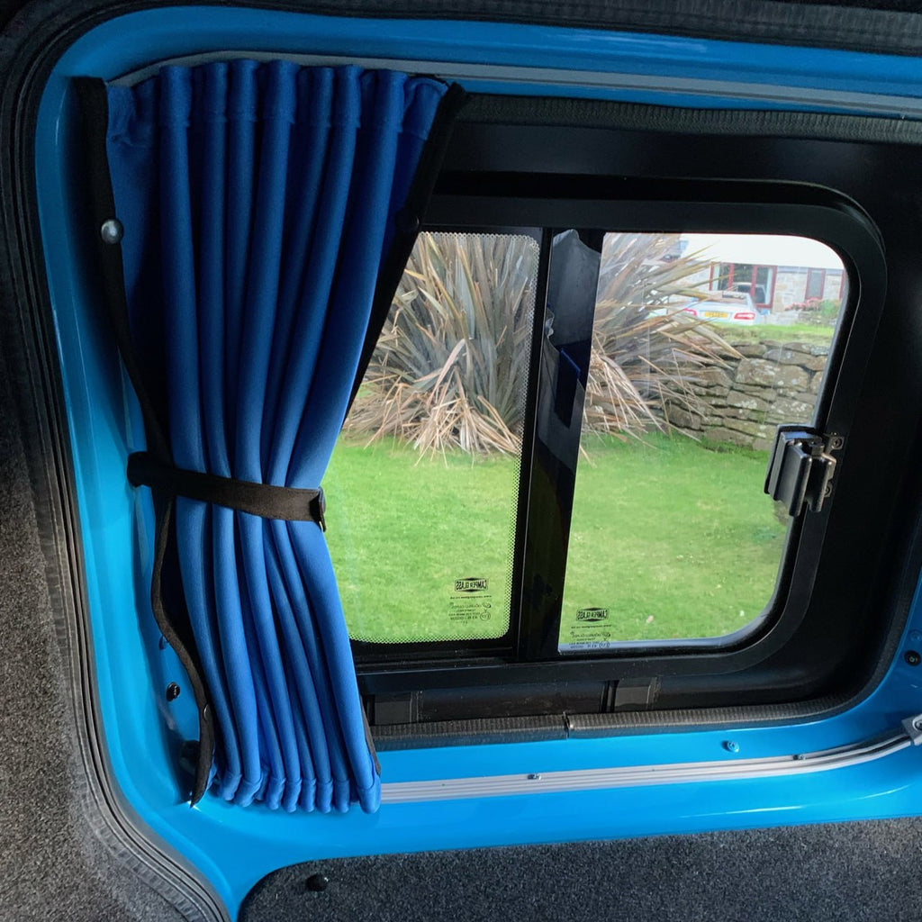 For Citroën Dispatch Blackout Camper Curtains Black/Blue - Create Your Own Bundle | Van-X