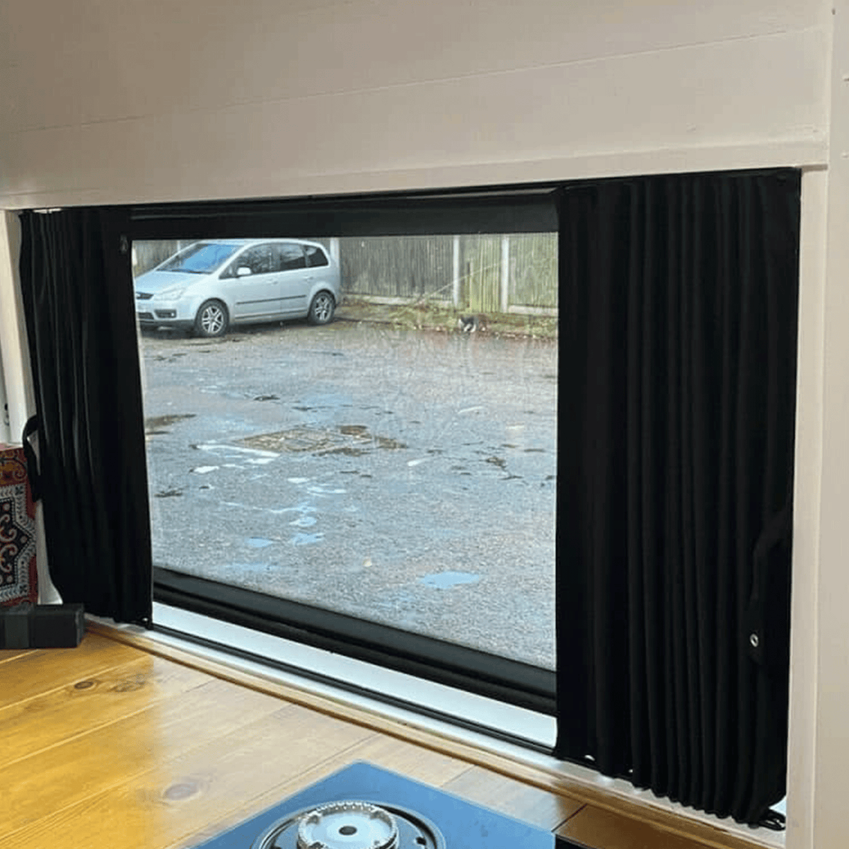 For Vauxhall Movano Blackout Camper Curtains Black/Black - Create Your Own Bundle | Van-X