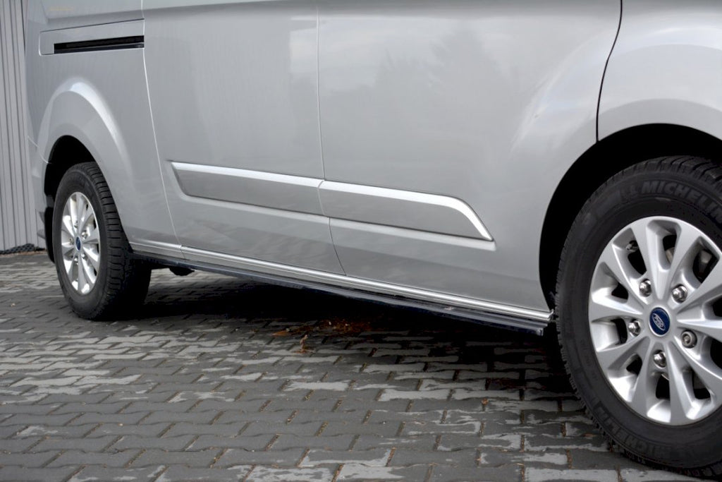 Maxton Design - Aftermarket  SIDE SKIRTS SPLITTERS FORD TRANSIT CUSTOM MK 1 FACELIFT (2018-2023)