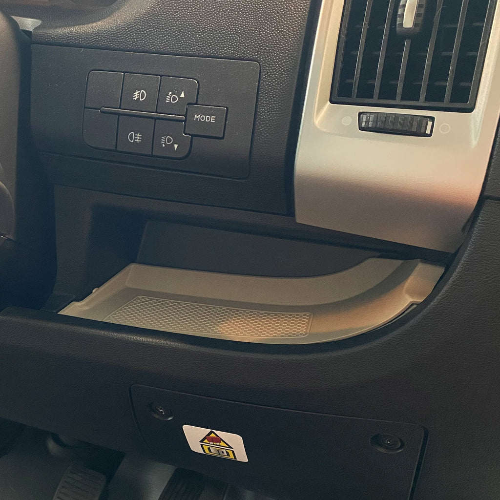 For Vauxhall Movano Lower Dash Rubber Inserts Light Grey | Auto-Trail Motorhome & Camper | Van-X