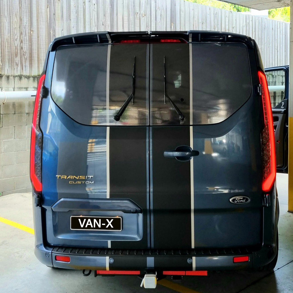 For Ford Transit Custom MK1 LED Rear Tail Lights – Smoked Lenses & Sequential Indicators | Van-X