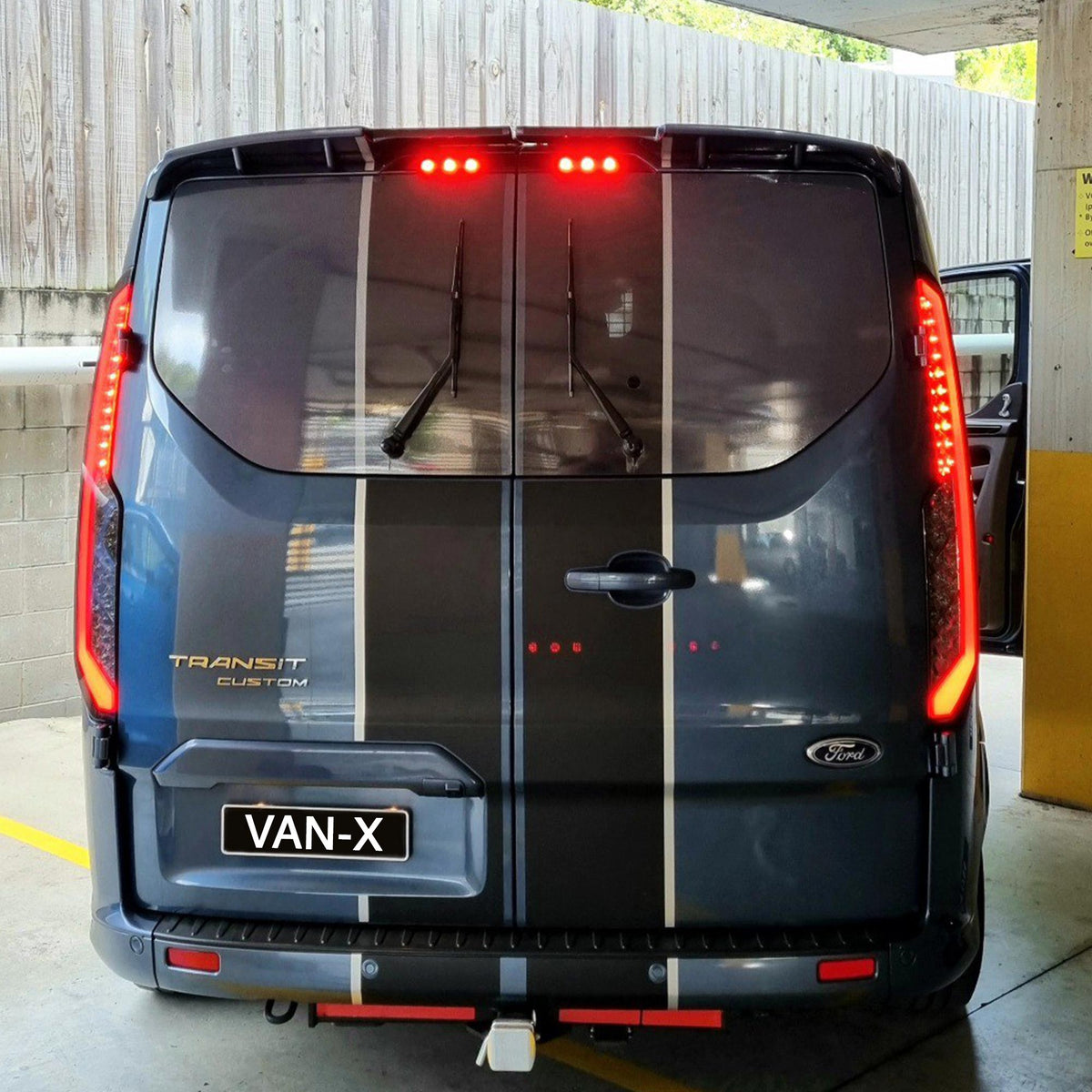 For Ford Transit Custom MK2 LED Rear Tail Lights – Smoked Lenses & Sequential Indicators | Van-X