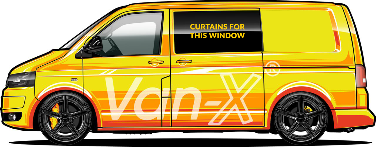 For Vauxhall Vivaro Window Curtains Eco-Line Grey – Campervan Privacy Curtains | Van-X