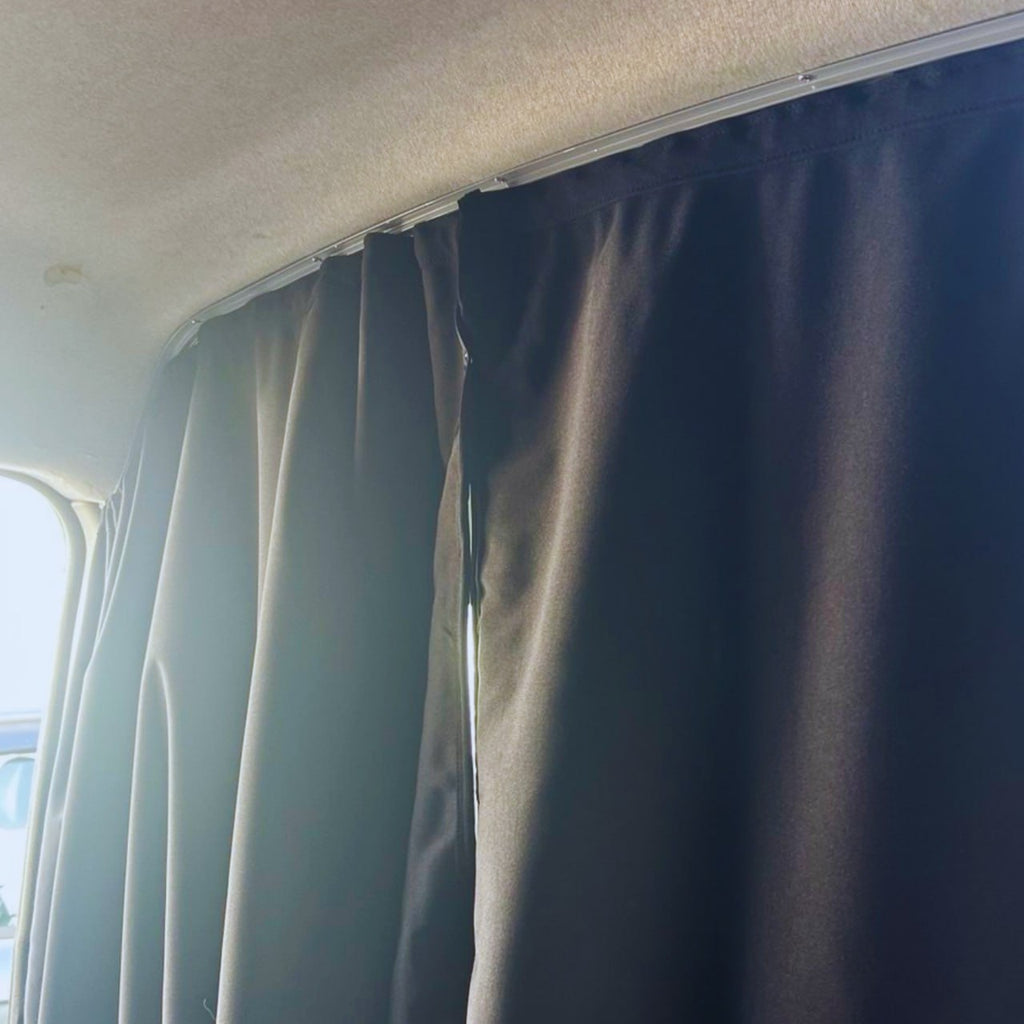 For VW Caddy Cab Divider Curtain Kit with Rail Premium Quality - Van-X