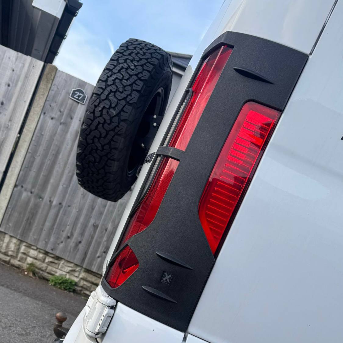 For Mercedes Sprinter 907 Rear Light Guards | Tail Light Protectors | Van-X