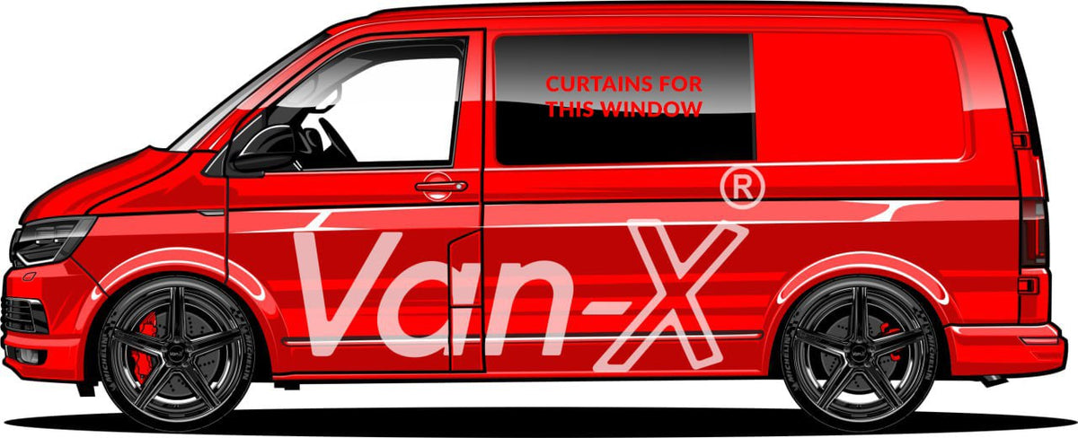 For Citroën Dispatch Blackout Camper Curtains Black/Blue - Create Your Own Bundle | Van-X
