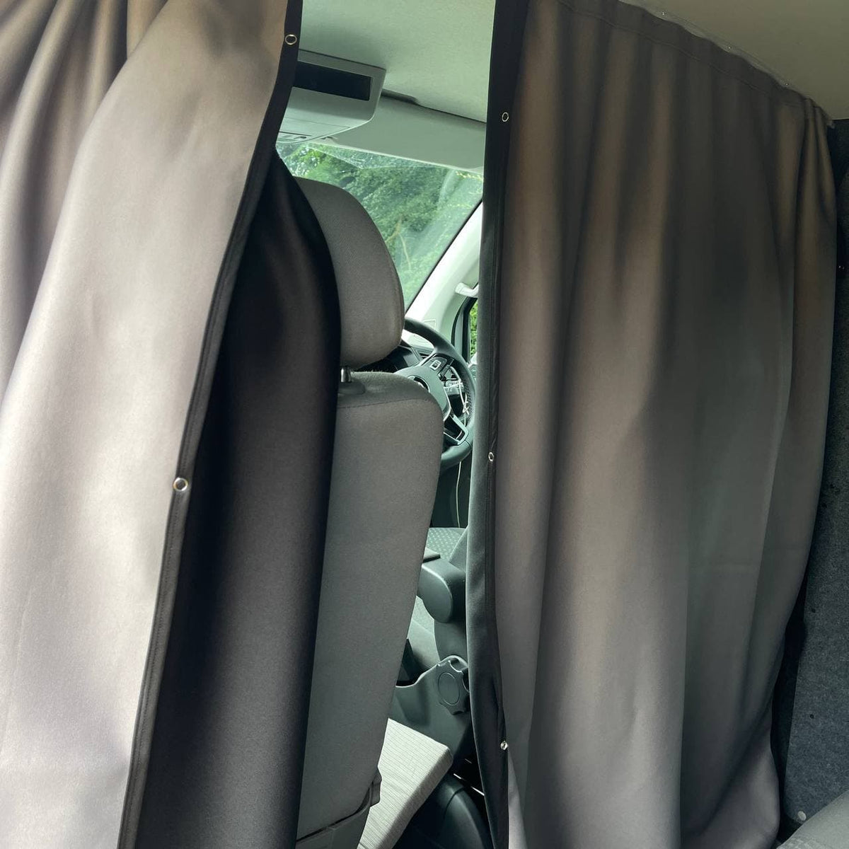 For Mazda Bongo Cab Divider Curtain Kit with Rail Premium Quality - Van-X