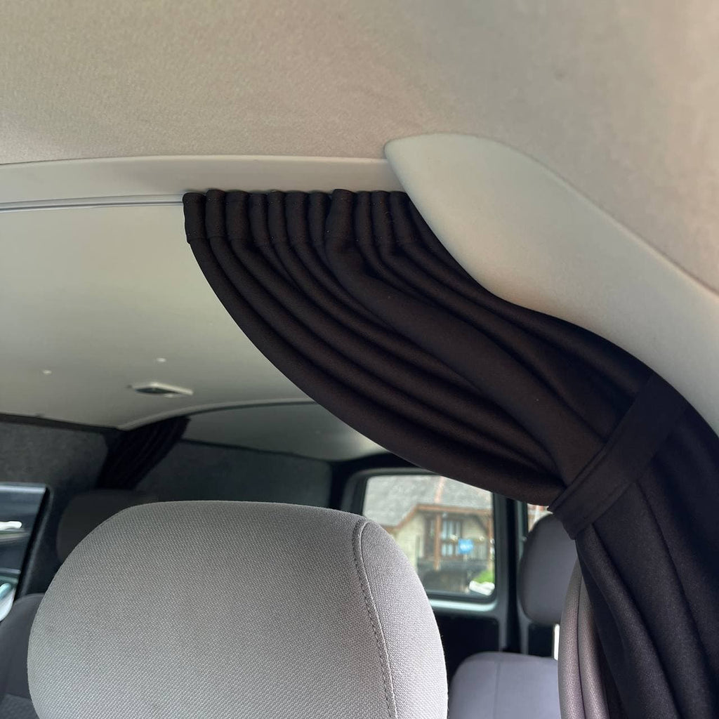 For Mazda Bongo Cab Divider Curtain Kit with Rail Premium Quality - Van-X