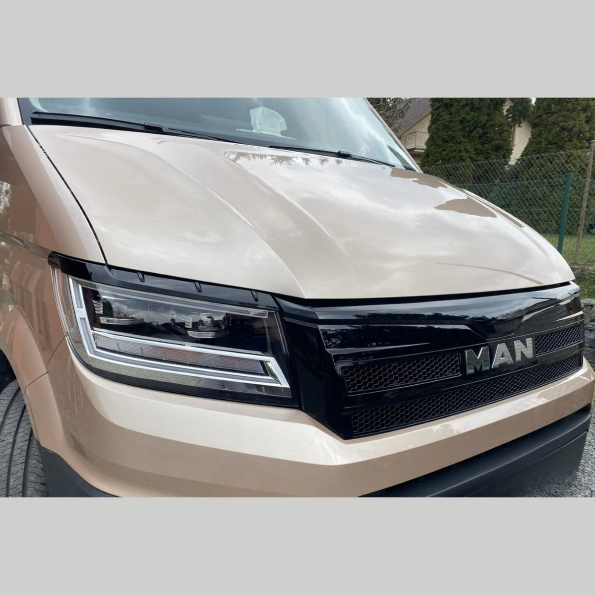 For MAN TGE Front Grille Honeycomb Inserts | Custom Honeycomb Grille Upgrade Styling Kit - Van-X