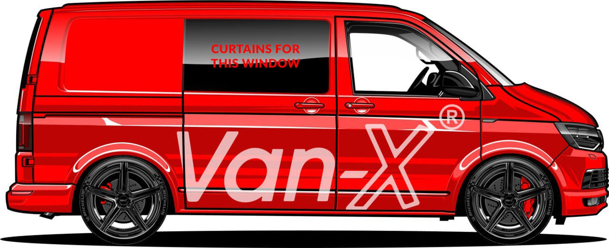 For Renault Trafic Blackout Camper Curtains Black/Grey - Create Your Own Bundle | Van-X