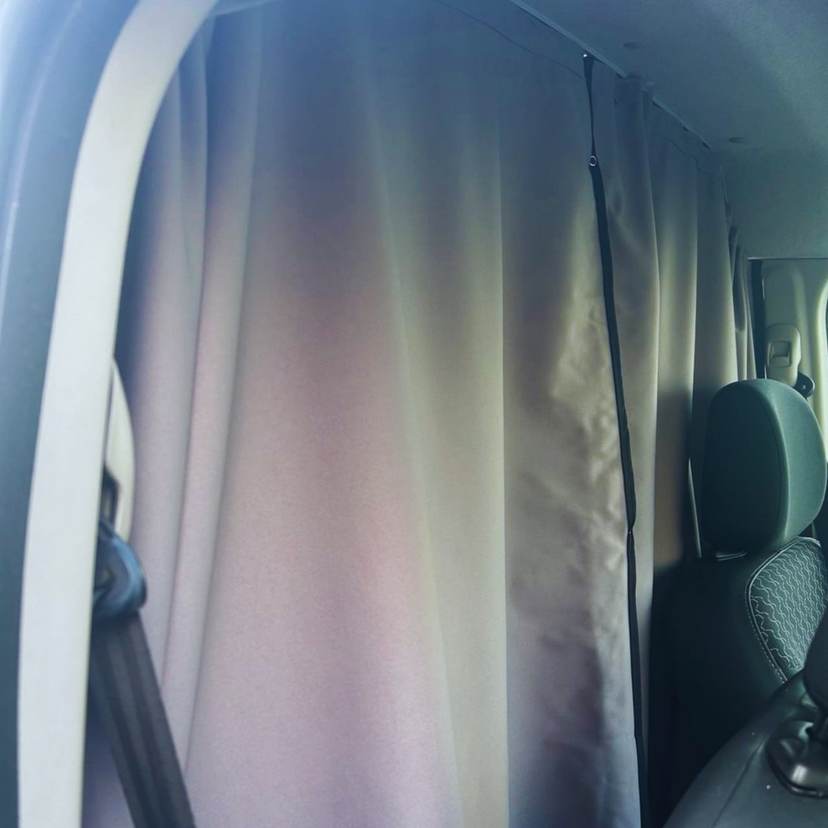 For Mazda Bongo Cab Divider Curtain Kit with Rail Premium Quality - Van-X
