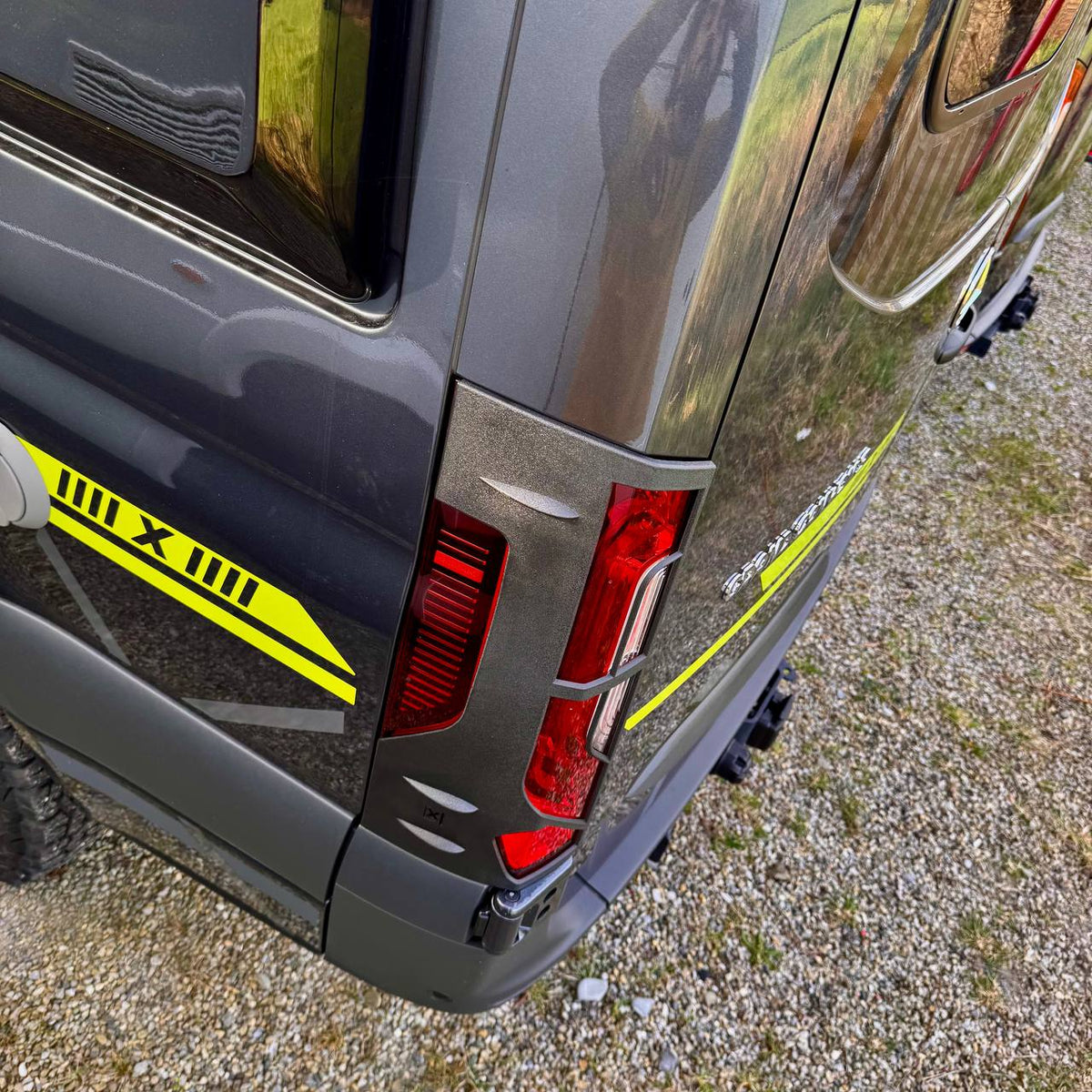 For Mercedes Sprinter 907 Rear Light Guards | Tail Light Protectors | Van-X