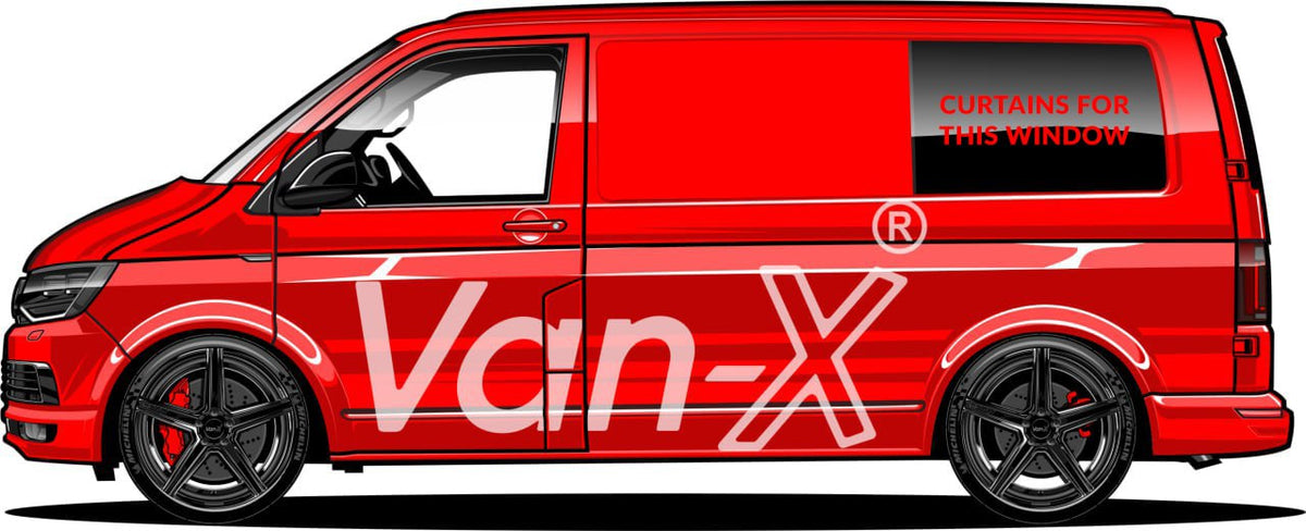 For Renault Trafic Blackout Camper Curtains Black/Grey - Create Your Own Bundle | Van-X
