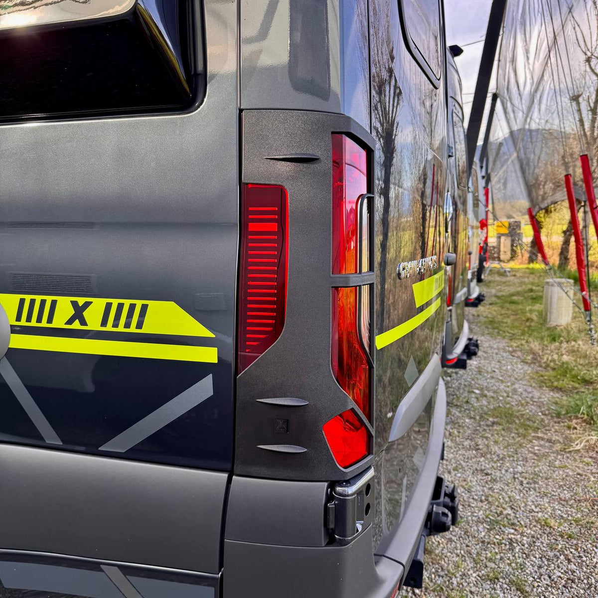 For Mercedes Sprinter 907 Rear Light Guards | Tail Light Protectors | Van-X
