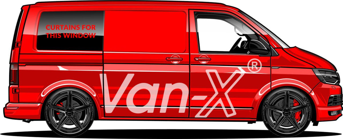 For Fiat Scudo Blackout Camper Curtains Black/Grey - Create Your Own Bundle | Van-X