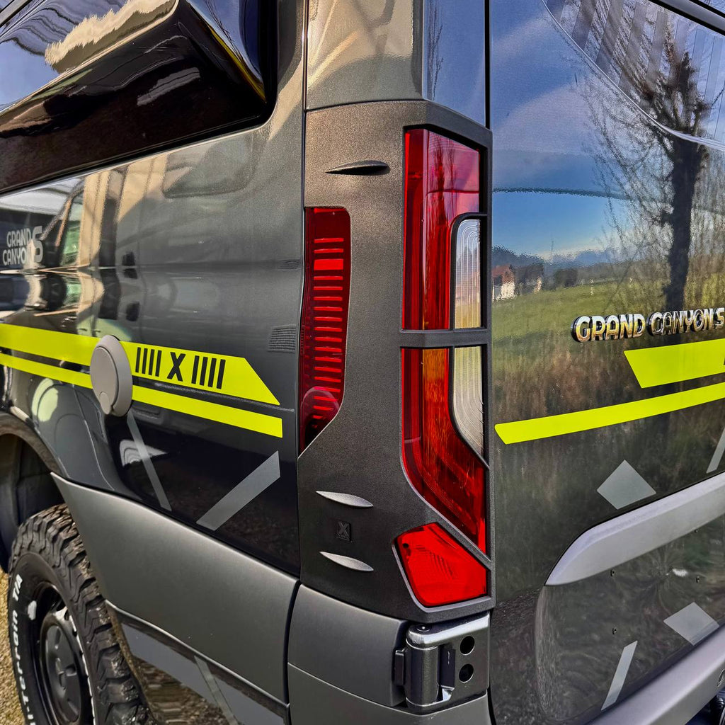 For Mercedes Sprinter 907 Rear Light Guards | Tail Light Protectors | Van-X