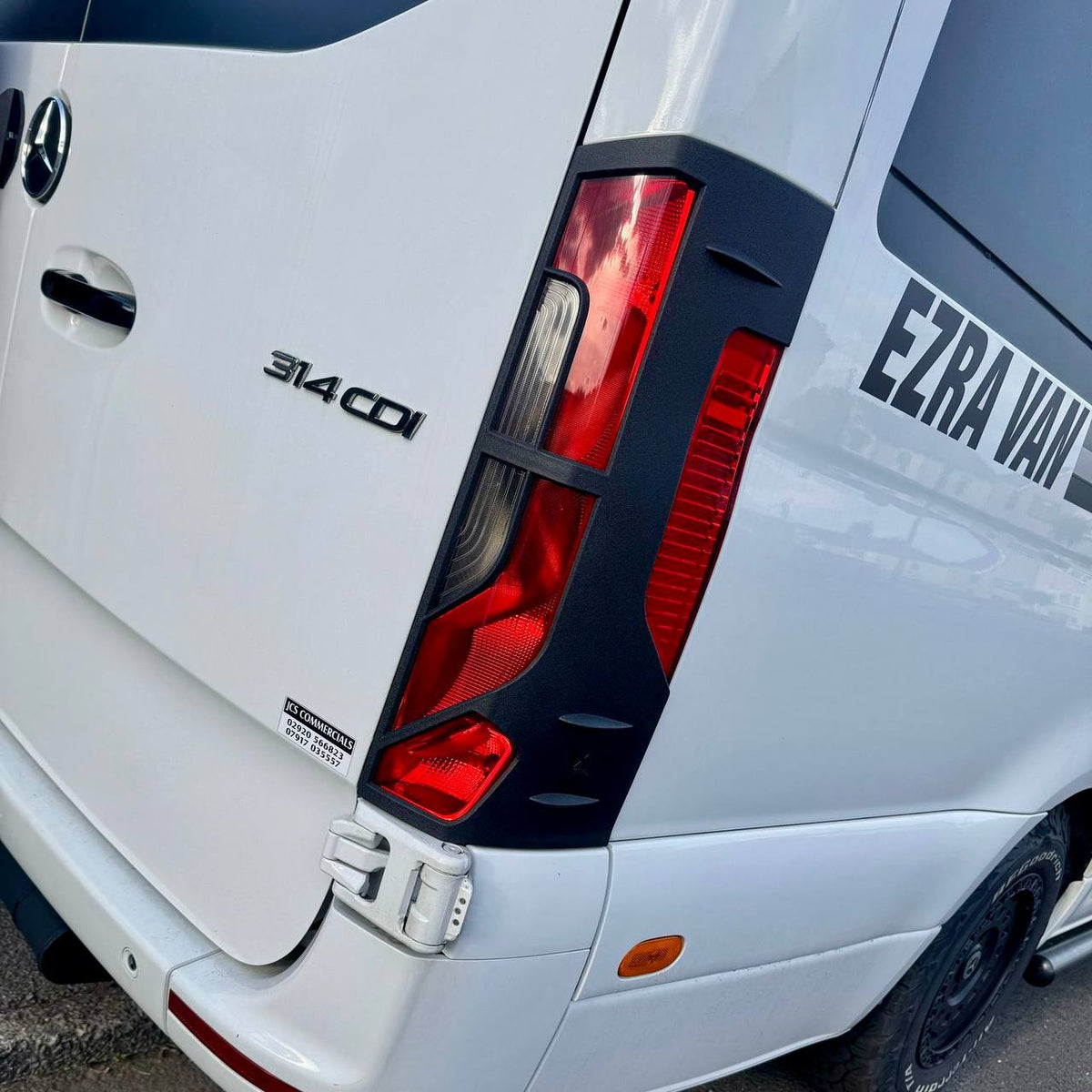 For Mercedes Sprinter 907 Rear Light Guards | Tail Light Protectors | Van-X