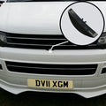 For VW Volkswagen T5.1 Front Badgeless Grille – Gloss Piano Black Finish | Van-X