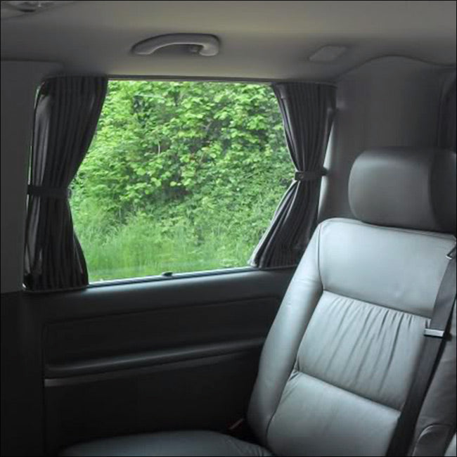 For VW T5 Transporter Window Curtains Eco-Line Black – Campervan Privacy Curtains | Van-X