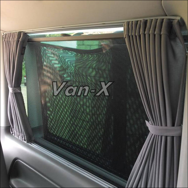 For VW T5 Transporter Window Curtains Eco-Line Black – Campervan Privacy Curtains | Van-X