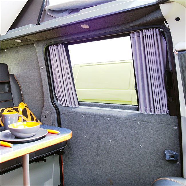 For Renault Trafic Blackout Camper Curtains Black/Grey - Create Your Own Bundle | Van-X