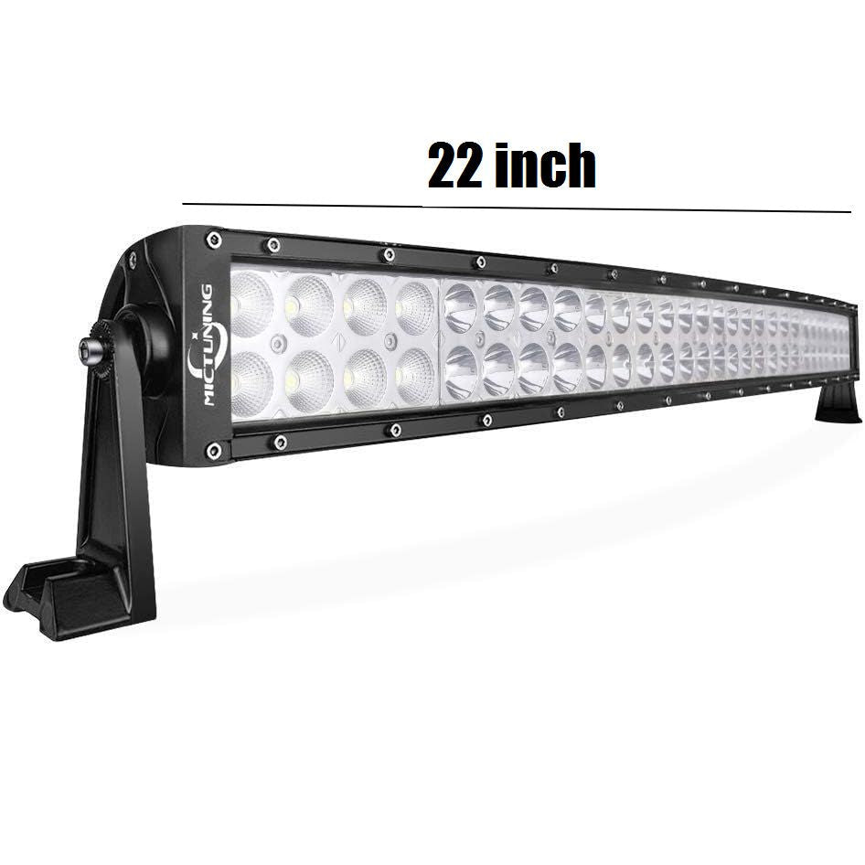 Curved LED Light Bar Combo Beam Offroad Work Light 4x4 SUV ATV MICTUNING