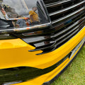 For VW T6.1 Front Grille Side Fins – Gloss Black Finish (Set of 4) | Van-X
