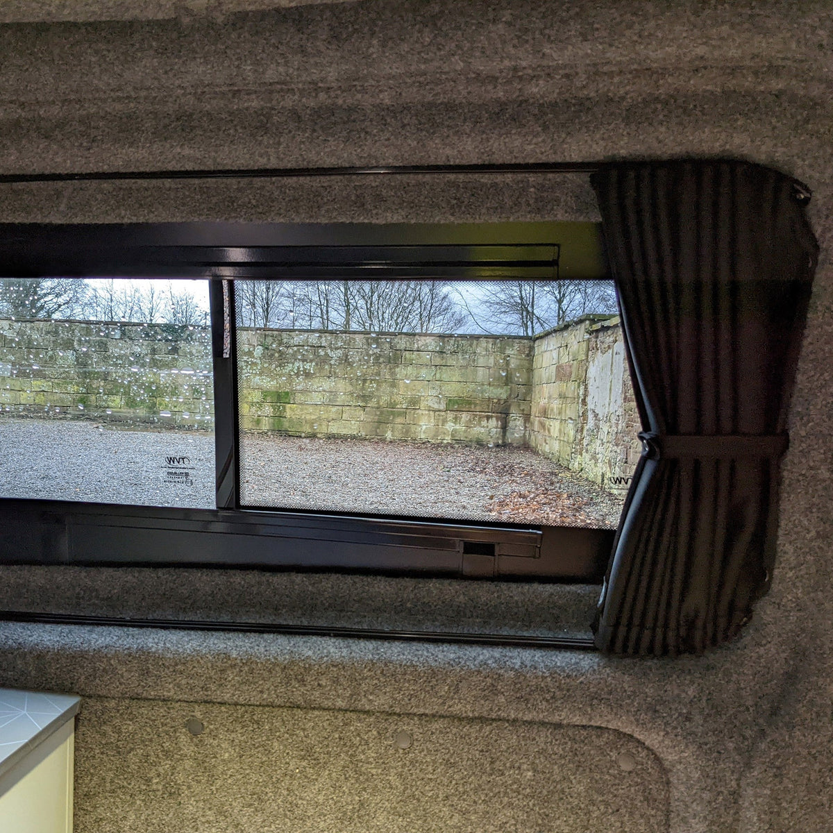 For Ford Transit Custom Premium Window Curtains Black/Black | Create Your Own Bundle | Van-X