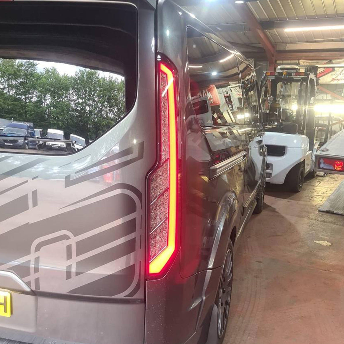 For Ford Transit Custom MK1 LED Rear Tail Lights – Smoked Lenses & Sequential Indicators | Van-X