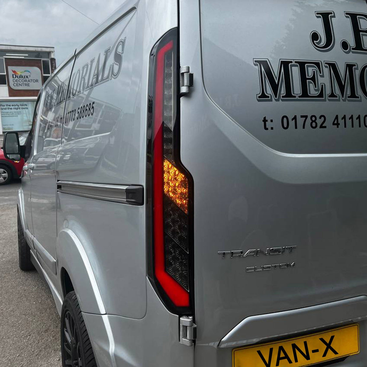 For Ford Transit Custom MK2 LED Rear Tail Lights – Smoked Lenses & Sequential Indicators | Van-X