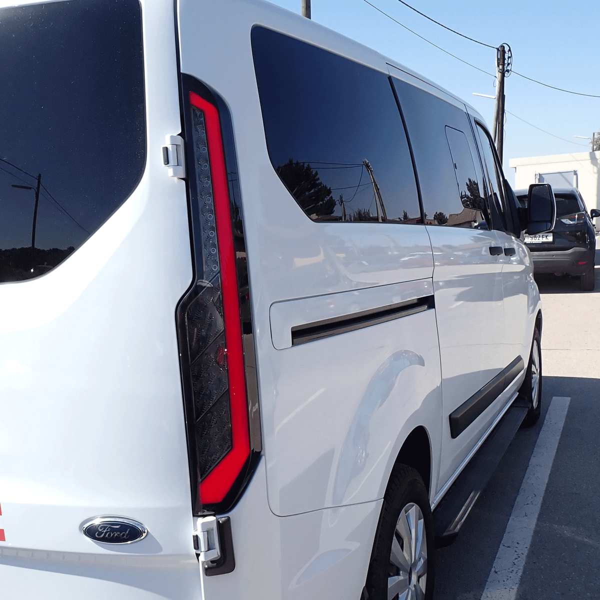 For Ford Transit Custom MK1 LED Rear Tail Lights – Smoked Lenses & Sequential Indicators | Van-X