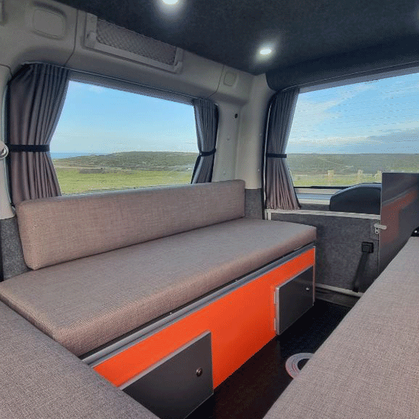 For Fiat Scudo Blackout Camper Curtains Black/Grey - Create Your Own Bundle | Van-X