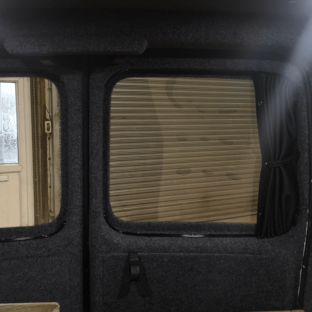 For Toyota Proace Blackout Camper Curtains Black/Black - Create Your Own Bundle | Van-X