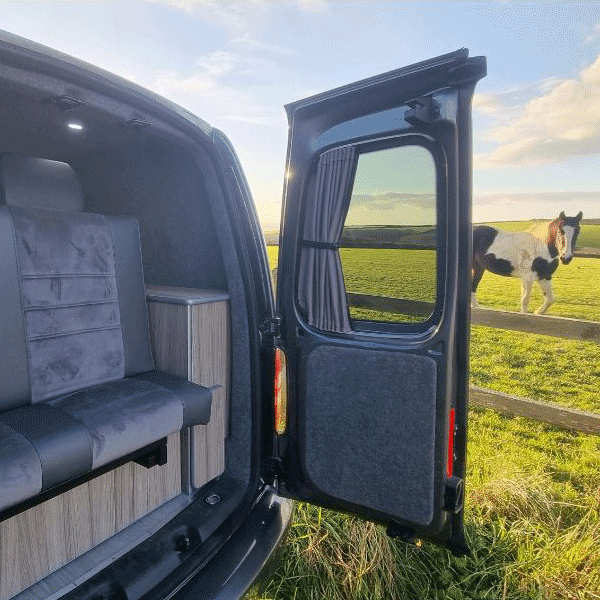 For Fiat Scudo Blackout Camper Curtains Black/Grey - Create Your Own Bundle | Van-X