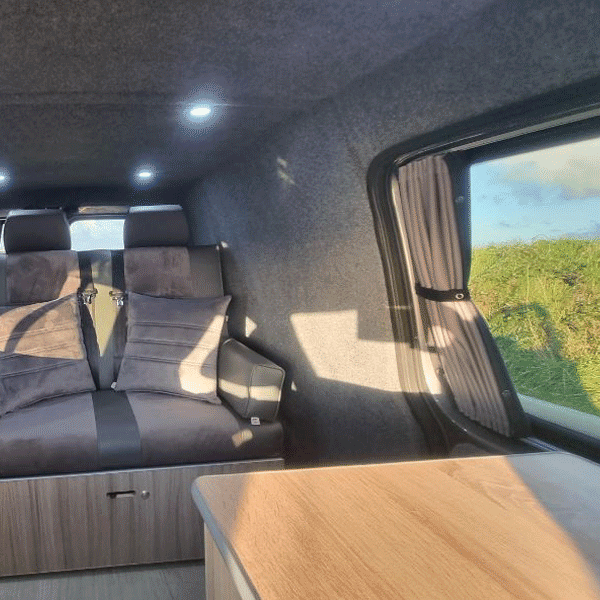 For Peugeot Expert Blackout Camper Curtains Black/Grey - Create Your Own Bundle | Van-X