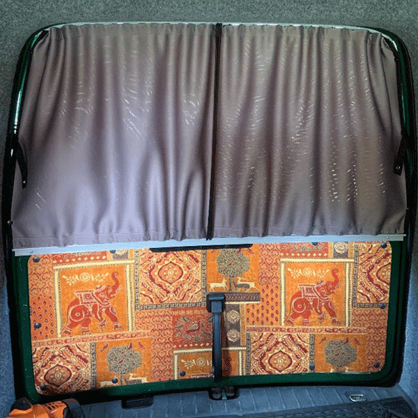 For Peugeot Expert Blackout Camper Curtains Black/Grey - Create Your Own Bundle | Van-X