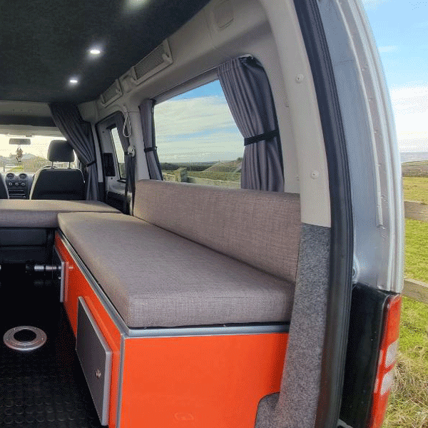 For Peugeot Expert Blackout Camper Curtains Black/Grey - Create Your Own Bundle | Van-X