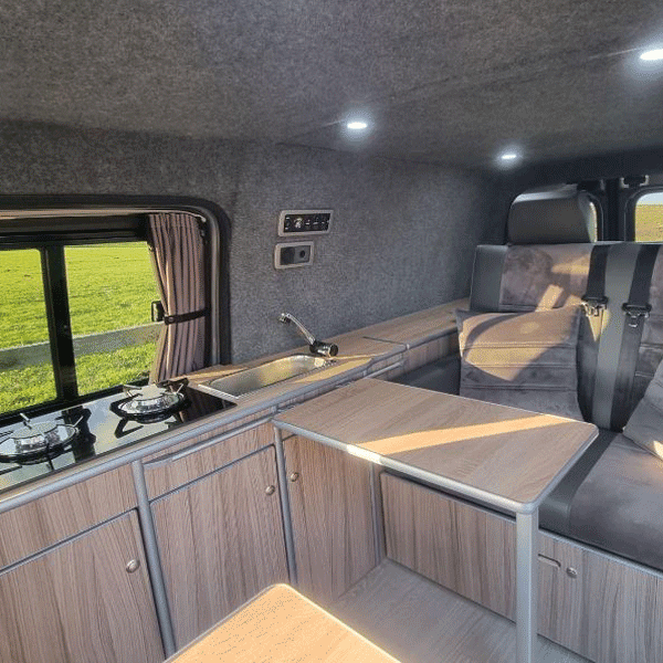 For Peugeot Expert Blackout Camper Curtains Black/Grey - Create Your Own Bundle | Van-X
