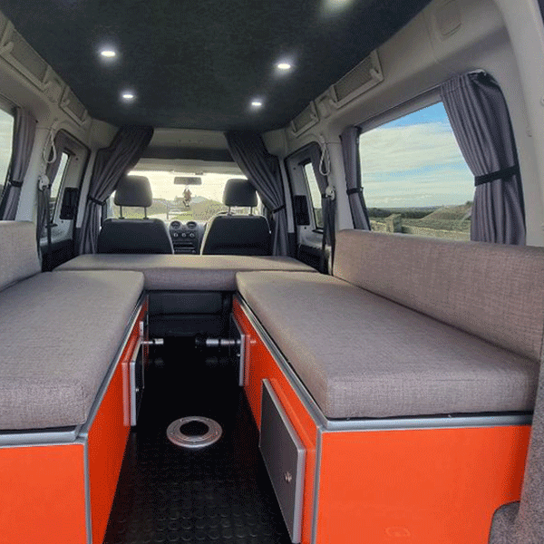 For Peugeot Expert Blackout Camper Curtains Black/Grey - Create Your Own Bundle | Van-X