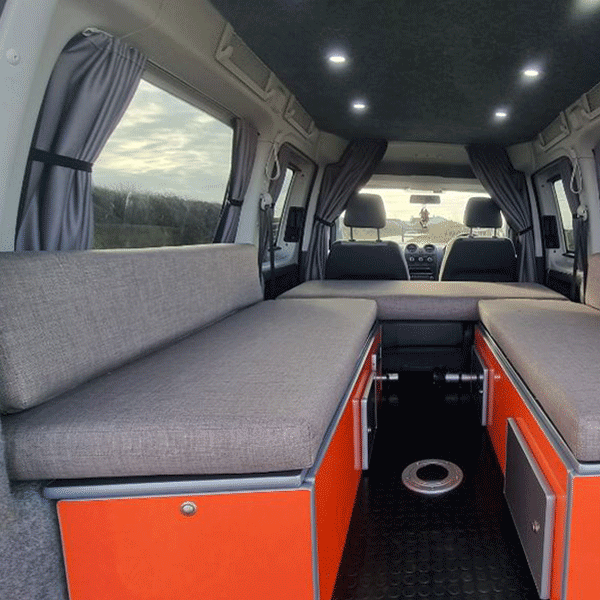 For Fiat Scudo Blackout Camper Curtains Black/Grey - Create Your Own Bundle | Van-X